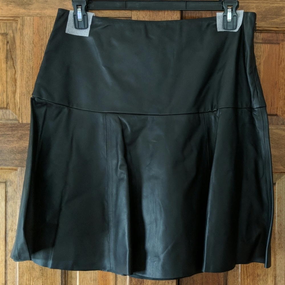 Lauren by Ralph Lauren Leather Skirt